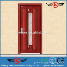 JK-W9007 Puerta de cristal de la habitación del interior de madera de la fábrica precio